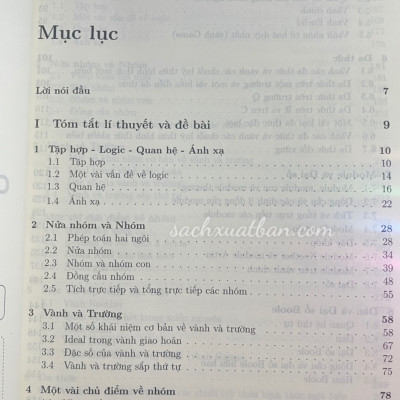 Sách Bài Tập Cơ Sở Đại Số Hiện Đại