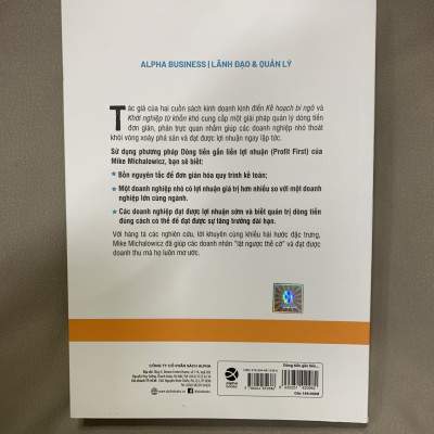 DÒNG TIỀN GẮN LIỀN LỢI NHUẬN (Profit First) - Mike Michalowicz - Tái bản - (bìa mềm)