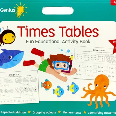 Little Genius: Times Table Fun Educational Activity Book
