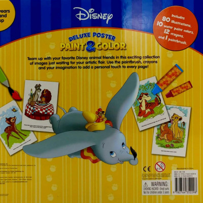Disney Animals Classics Deluxe Poster Paint & Color