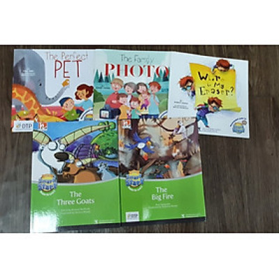 Combo 5 truyện đọc ISS Readers 2: The Family Photo, The Perfect Pet, Where Is My Eraser?, The Big Fire, The Three Goats