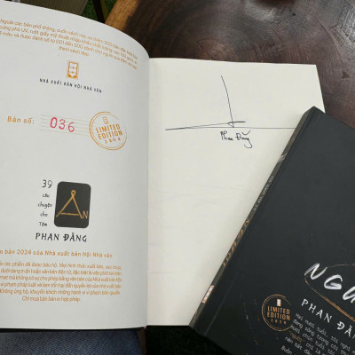 (Bản đặc biệt - in 300 bộ- chữ ký tác giả) 39 CÂU CHUYỆN CHO TÂM AN - TÔI NGỠ TÔI LÀ NGƯỜI – Phan Đăng – Nxb Hội Nhà (Bộ 2 cuốn)Văn