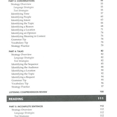Longman Preparation Series For The Toeic Test: Listening And Reading (6Th Edition) Student Book With Mp3 & Answer Key Level Intro