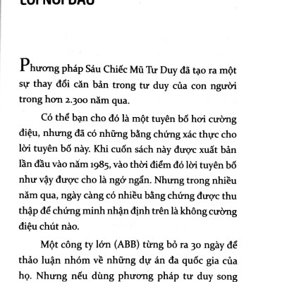 6 Chiếc Mũ Tư Duy (Tái Bản 2023)