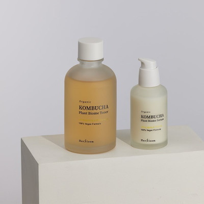 Bộ Ba Làm Sạch & Cấp Ẩm & Dưỡng Trắng Da Herbloom Thuần Chay [Sửa Rửa Mặt 200ml + Toner 150ml + Serum 50ml]