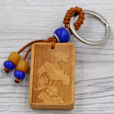 Combo 3 móc khóa Quan âm nghìn tay - gỗ ngọc am