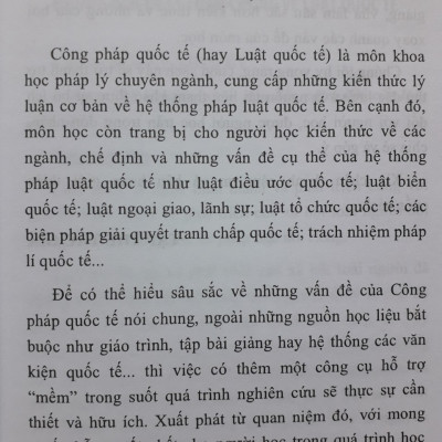 Hướng Dẫn Môn Học Công Pháp Quốc Tế