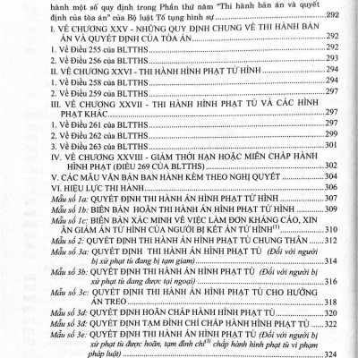  Các Nghị quyết của Hội đồng Thẩm phán Tòa án nhân dân tối cao về hình sự và tố tụng hình sự từ năm 1986 đến năm 2024