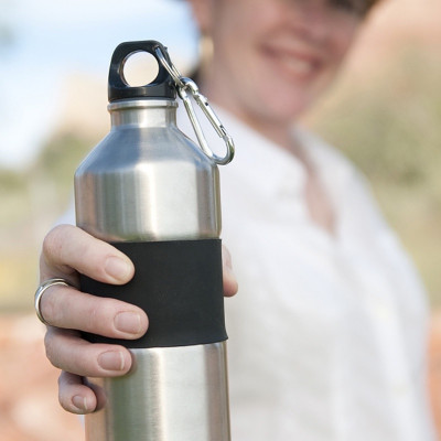 Móc khóa chữ D Mini bằng hợp kim dùng mốc bạc kéo che nắng mưa, lều cắm trại - miếng lót chuột