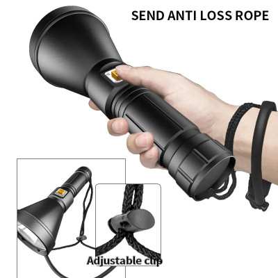 Đèn pin chiếu sáng mạnh cho thợ lặn TERINO T170 (dùng dưới nước, trên mặt đất, tầm chiếu xa 200m) - Hàng chính hãng