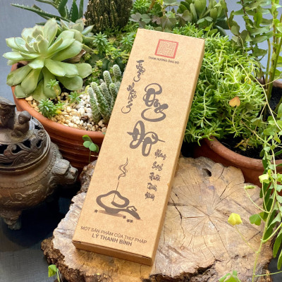 Nhang Trầm Hương 20cm, Loại Lan Tỏa, Ít Khói Phù Hợp Chung Cư, Trần Nhà Thấp