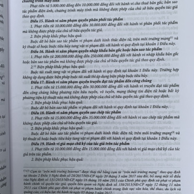 Chỉ dẫn tra cứu và áp dụng pháp luật về xử lý vi phạm hành chính  (được sửa đổi, bổ sung năm 2020) - Quyển 2