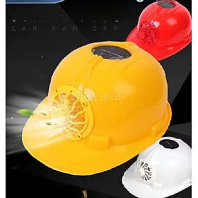 Mũ bảo hộ lao động có quạt năng lượng mặt trời mũ cứng cáp
