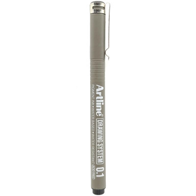 Bút Vẽ Kỹ Thuật 0.1 mm - Artline EK-231-BK - Màu Đen