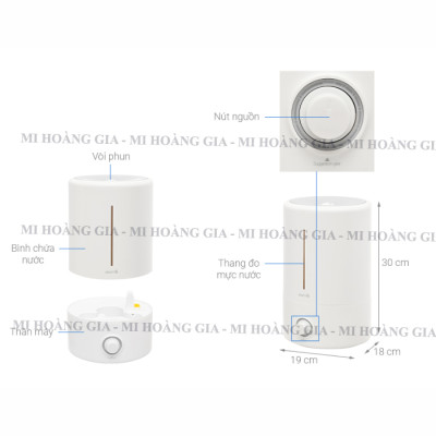 Máy phun sương tạo độ ẩm không khí Deerma DEM-F628 Hàng Chính Hãng