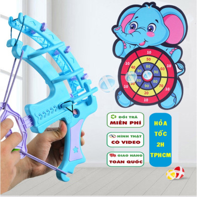 Đồ Chơi Bắn Cung Bằng Bóng Dính  Đồ Chơi Vận Động Thể Thao Cho Bé - Giao ngẫu nhiên