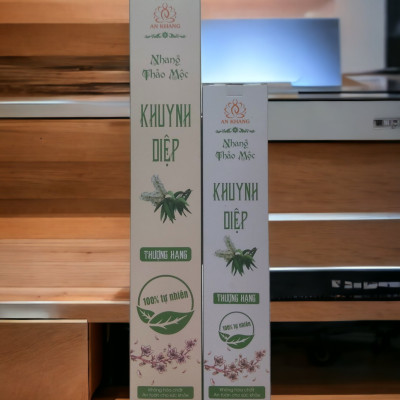 Hộp 100 nén nhang Khuynh Diệp dài 29cm- không sử dụng hóa chất, ít khói, mùi hương dịu nhẹ