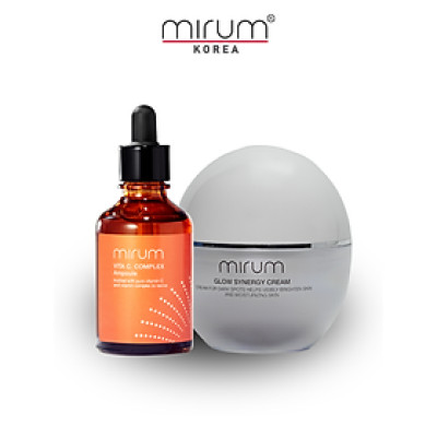 COMBO dưỡng trắng, xóa nám và tàn nhang Mirum 50ml/55ml