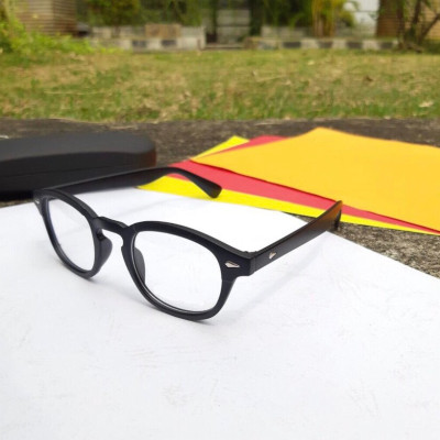 Kính Thời Trang Nam Nữ Mắt Vuông Basic Đi Đường Chống Bụi - Có thể thay tròng cận