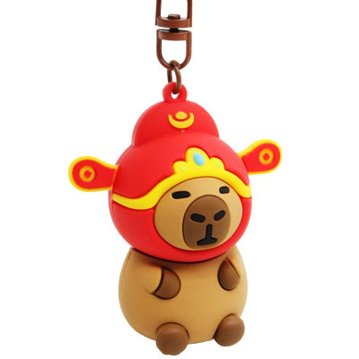 Móc Khóa Nhựa Capybara Thần Tài - ZooZoo 7501