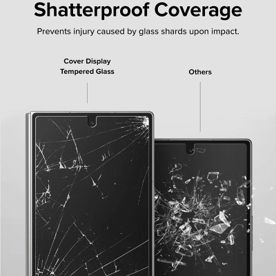 [Combo 2] Dán cường lực dành cho Samsung Galaxy Z Fold 6 RINGKE Cover Display Tempered Glass (Màn hình ngoài) - Hàng Chính Hãng