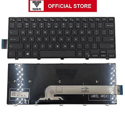 Bàn Phím Tương Thích Cho Laptop Dell Inspiron 3441 3442 3443 3445 3446 3447 3448 TEEMO PC KEY1201 Hàng Nhập Khẩu