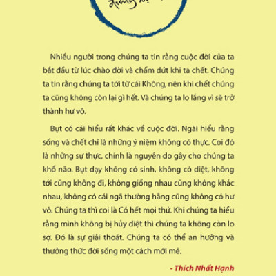 Không Diệt Không Sinh Đừng Sợ Hãi (Tái Bản 2022)