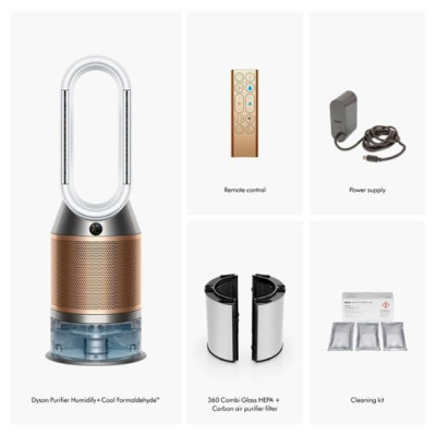 Quạt không cánh kiêm lọc không khí, tạo độ ẩm dyson Humidify+Cool Formaldehyde PH04 Hàng chính hãng