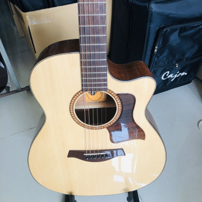 Đàn Guitar Acoustic DT350 full gỗ hồng đào âm thanh tốt sử dụng lâu dài