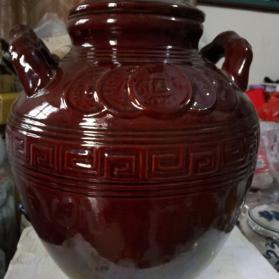 Chum đựng rượu gốm sứ Bát Tràng loại 20L