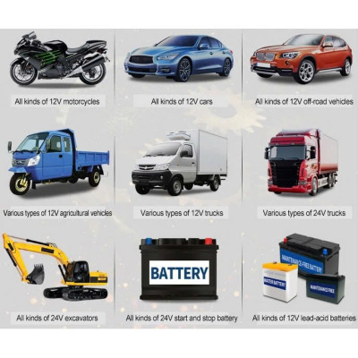 Sạc Bình Ắc Quy 12V-24V/ 4A-150AH có Khử Sunfat, Bảo Dưỡng, và Phục Hồi - Sạc Thông Minh Tự Ngắt khi Đầy, Lựa Chọn Hoàn Hảo, ĐÈN TRANG TRÍ