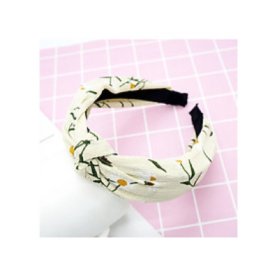 Bờm nữ bản to hoa lá dễ thương BN58 (Chọn mầu)