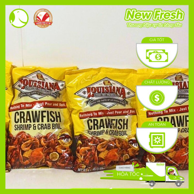 [GIAO NHANH HCM] Bột Gia Vị Mỹ Louisiana Crawfish Shrimp & Crab Boil chuyên dùng cho gia vị hải sản - Gói 2.04Kg
