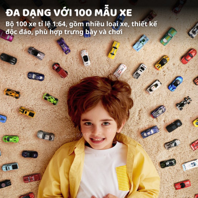 Đồ chơi xe ô tô mô hình cao cấp cho bé trai Mideer Mini Alloy Racing Cars