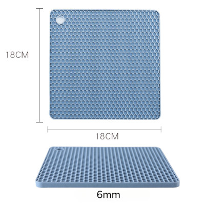 MIếng Lót Nồi Silicon Cách Nhiệt Chống Trơn Trượt, Trầy Xước Bếp - Giao màu ngẫu nhiên