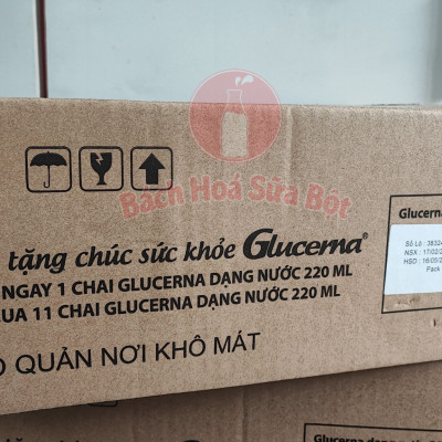 Thùng 24 chai sữa pha sẵn Glucerna 220ml/Chai