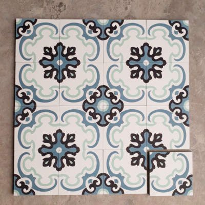 Gạch Bông Xi Măng Hoa Văn Juno Sofa 20 x 20 x 1,5cm