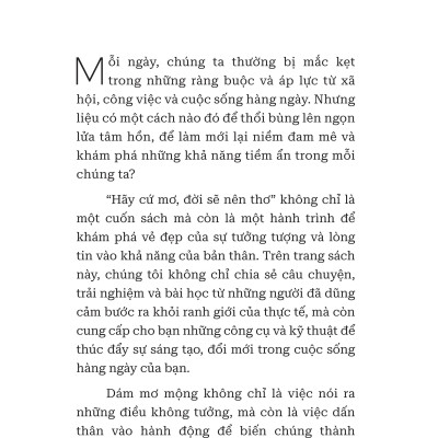 Hãy Cứ Mơ Đời Sẽ Nên Thơ