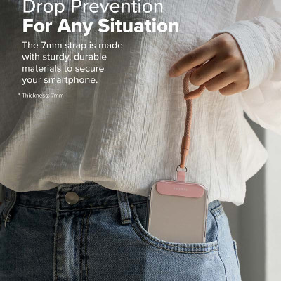 Dây đeo điện thoại RINGKE Holder Link Flow Finger Ring Strap - Hàng Chính Hãng