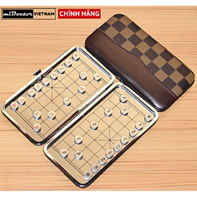 Cờ Tướng Nam Châm Bỏ Túi Có Bàn Là Hộp Đựng miDoctor Kích Thước 17 x 15.5cm - Hàng chính hãng