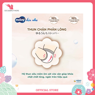 Bỉm dán cao cấp Moony Natural Organic size NB 62+4