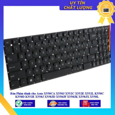 Bàn Phím dùng cho Asus X550CA X550J X552C X552E X552L K550C K550D K552E X550J X550JD X550JF X550JK X550JX X550L X550LA - Hàng Nhập Khẩu New Seal