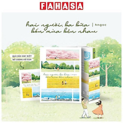 Sách - Hai Người, Ba Bữa, Bốn Mùa Bên Nhau - Bản Đặc Biệt - Tặng Kèm Bookmark + Postcard