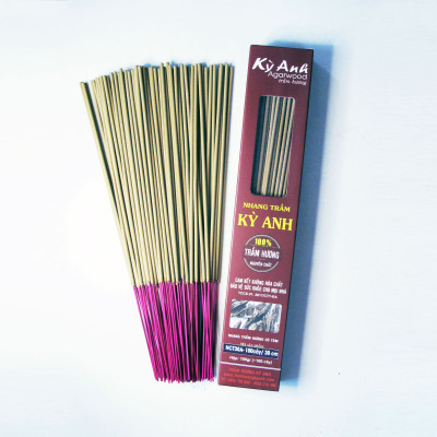 Nhang Trầm Hương Kỳ Anh Hộp 100 cây Dài 30cm NCT30A-100c