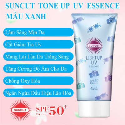 Essence Chống Nắng Chống Tia UV Kose Suncut Light Up UV Essence SPF50+ PA++++ (Tuýp 80 G)