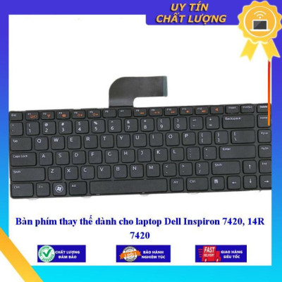 Bàn phím dùng cho laptop Dell Inspiron 7420 14R 7420 - Hàng Nhập Khẩu New Seal