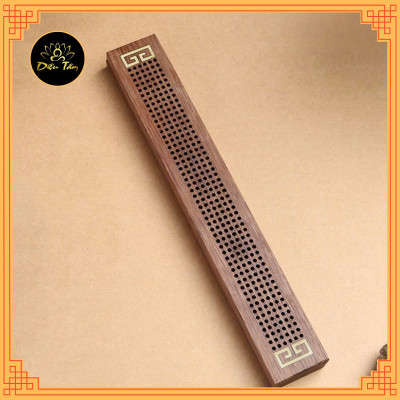 Set Hộp Đốt Nhang Và Ống Gỗ Đựng Nhang Trầm Hương Không Tăm Lư xông nhang trầm hương nhang que bằng gỗ hương kèm túi