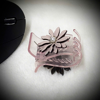 Kẹp tóc càng cua hoa cúc nhiều cánh - kẹp tóc càng cua 5 răng chất lượng cao - kẹp tóc hoa cúc cao cấp