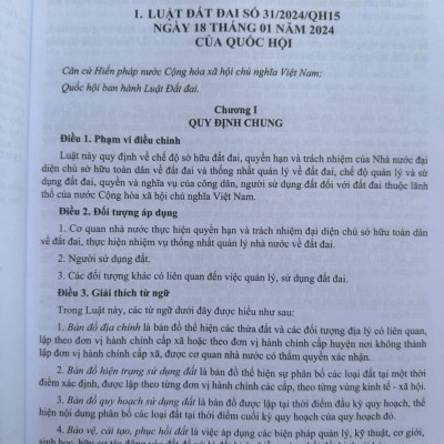 Sách Luật Đất Đai 2024 - Quy Định Mới Về Xử Phạt Vi Phạm Hành Chính Trong Lĩnh Vực Đất Đai (V2498D)
