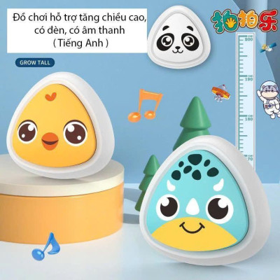 Bộ chạm nhảy tăng chiều cao đồ chơi vận động bật nhảy cho bé có đếm số (tặng kèm thước)